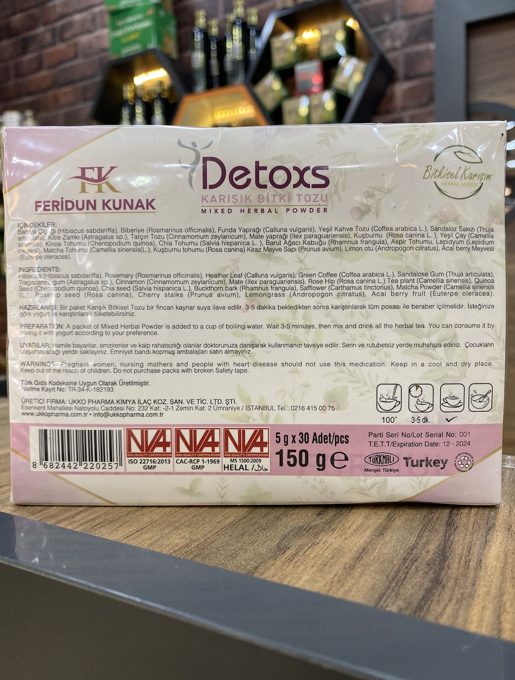 Feridun Kunak Detox Çayı